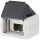 Metz Connect 1309430003-E BTR AP E-DAT-housing, IP44 module blank gray