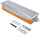 Hager BKWE400070 End piece height-adjustable with steel sheet tray for BKW 400x(70-110) mm