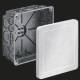 Kaiser 1096-22 mounting enclosure 159x159x90 mm with mineral fiber plate