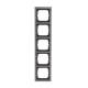 Busch Jaeger 2CKA001754A4321 1725-866K Rahmen 5-fach pur edelstahl