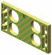 Siemens 6ES71936CP812AB0 ET200SP 1=10 color coding signs CC81 4xgreen-yellow