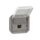 Legrand 069569L Plexo New Einsatz RJ45 Datendose Cat 6 FTP grau