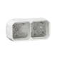 Legrand 069690L Plexo New 2-fach Gehäuse waagerecht/senkrecht AP IP44 ultraweiß