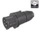 Walther-Werke FW211407CC CEE NEO plug Classic 16A 4P 7h IP54 with cage spring