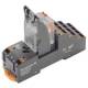 Weidmüller 2576020000 DRMKITP115VAC 4CO LD/PB relay coupler, 24 VAC, 4 changeover contacts, 5 A, 2576