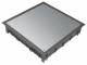 Hager VDQ12059005 Verschlussdeckel Q12 für 5mm Bodenbelag tiefschwarz