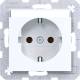 Hager WAS1101WG Steckdose SCHUKO Beschriftungsfeld Steckklemmen A.x/C.x