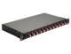 Equip 337204 LWL-Spleißkasten 12-Port LC-Duplex OM4 1U komplett schwarz