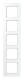 Jung A5585BFWW frame 5 for shatterproof for horizontal and vertical combination.