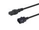 Equip 112171 Stromkabel C14 -> C15 Stecker/Buchse schwarz 3,00 m