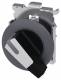 Siemens 3SU10622EC600AA0 Knebelschalter beleuchtbar 30mm rund Metall matt sw ws