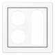 Jung LS927.252WW Cover Patient Call Call Cancel Button + Univ. for Zettler, VL alpine