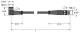 Turck PKW3M-0.6-PSG3M/TXY Aktuator-u. Sensor control PUR connection guide. 6630079
