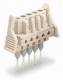 WAGO 722-142/005-000/039-000 Female connector with side locking latch 12p lgr