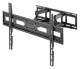 IC 462440 MANHATTAN Full-Motion TV Wall Mount with Post-Leveling Adjustment 37 to 80i up to 40kg 88 lbs. Adjustment Options for Tilt Swivel
