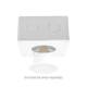 Synergy 21 HPS1-AM100 LED Sensor Microwave Radar Human Presence Sensor 2,4GHz, square, surface mount frame *Milight/Miboxer*