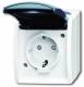 Busch Jaeger 2CKA002083A0842 BJ socket with extant protection,