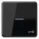 Jung CD590KO5TSW CD 590 KO5T SW rocker symbol door CD590, black for illuminated pushbutton