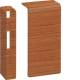Hager SL200806D4 End piece laminated hfr PC/ABS 20x80 mm decor cherry