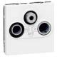 Legrand 078786 TV/R/SAT socket 2mod white
