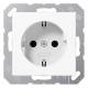 JUNG A1520NKIWW SCHUKO Steckd.KI, o.Kralle 16A 250V ~ alpine white