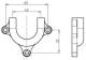 RADEMACHER 96000008 plastic thrust bearing for screwing (4021)