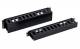 Triton 48,3 cm ( 19 inch ) zbh. Cable management plate with cover, 1U, black, plastic