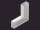 Niedax GKV133-78T70VW GKV 133-78T70 VW GK vertical corner 90° single-run symmetrical 133x70 mm