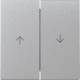 Gira 329426 toggle switch 2-way arrow System 55 color Alu