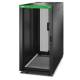 APC ER6422 Easy Rack 600 mm/24U/1200 mm mit Dach, Seitenpanel, Rollen, Füßen und 4 Halterungen, ohne Boden, schwarz