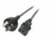 Netzkabel 230V China-Stecker(I)->C13(Buchse), 1,8m, Black,
