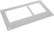 Hager M-DBLA6040 Cover plate IP40 with cable entry slots 600x400 galvanized