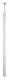 Hager DAS28031009016 ceiling connection column 3.1-3.4m aluminum L3.05m traffic white