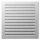 Merten MEG4450-0460 central plate for acoustic. Signal generator aluminum system M