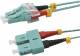 RED 2716-10-0022 Fiber optic duplex patch cable LC/SC 2.0m OM3 Aqua