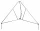 Dehn + Soehne 107391 Dehn DBS KB D50 RA1330 V2A folding tripod with half shell