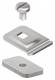 Niedax KLWC 16 E5 Trennstegbefestigungsklemme Edelstahl,inklusive Zub