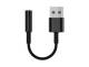 Equip 147945 Adapter USB-A→4-Pin 3,5 mm Stecker/Buchse DAC 0,15 m beige