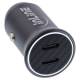 InLine® USB KFZ Stromadapter Power Delivery, 2x USB-C, schwarz, max. 33W