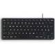 Perixx PERIBOARD-416 DE, kabelgebunden, USB Mini Tastatur mit 4 Hubs, schwarz