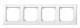 Merten 471419 frame 4-, M-SMART with labeling