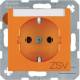 Berker 47508914 Steckdose SCHUKO mit Beschriftungsfeld und Aufdruck S.1/B.3