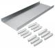 Hager AKU2500402 floor trunking base, two-sided 250x40