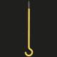Kaiser 1225-12 concrete light fixture hook self-forming shaft L:120 mm fully insulated