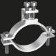 Kaiser 9620 Erdleitungsbride 1-2z (47,9-59,6 mm) 4-50 mm² Seil-Draht D:8 mm