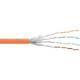 InLine® Patchkabel Cat.6 S/FTP (PiMf), orange, AWG27, PVC, CU, 100m