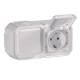 Legrand 069772L Plexo New FRAP 2f prewired SSDO horizontal SL EB