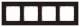 Siemens 5TG1104-0 DELTA miro frame 4-fold real material wood type of wood wenge