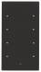 Berker 75144835 glass sensor 4x m., Bus coupler sensor TS black glass