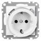 Merten 232819 FI-SCHUKO-Steckdose BRS polarweiß System M